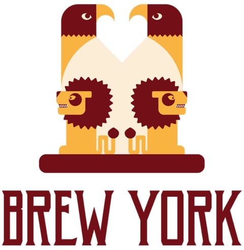 Brew York logo portrait