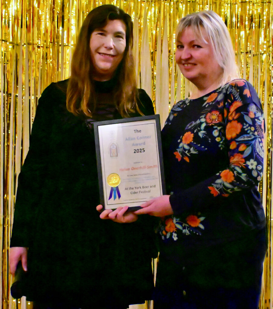 Allan Conner Award 2025 join winner Helen McGovern